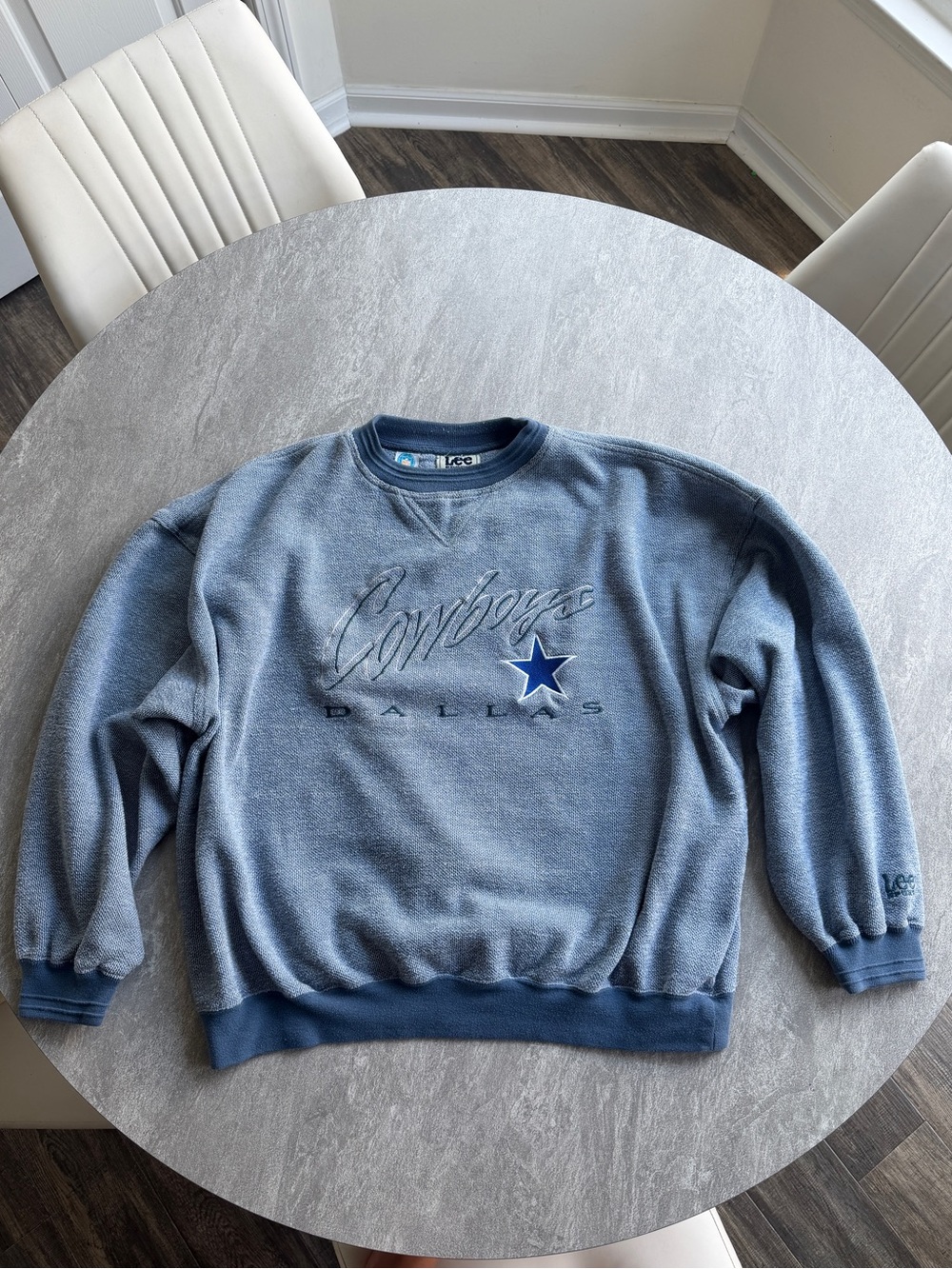 90s Lee Sport Dallas Cowboys blue cotton crewneck sweatshirt sz XL